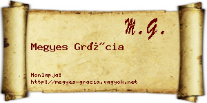 Megyes Grácia névjegykártya